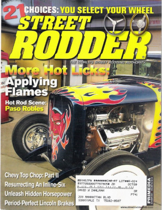 STREET RODDER 2007 OCT - STEERING WHEEL SPECIAL, CLASSIC FLAGMEN, POLISHING